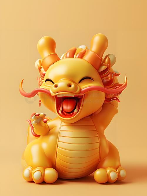 有沒有招財龍的3D模型素材，招財龍3d模型素材