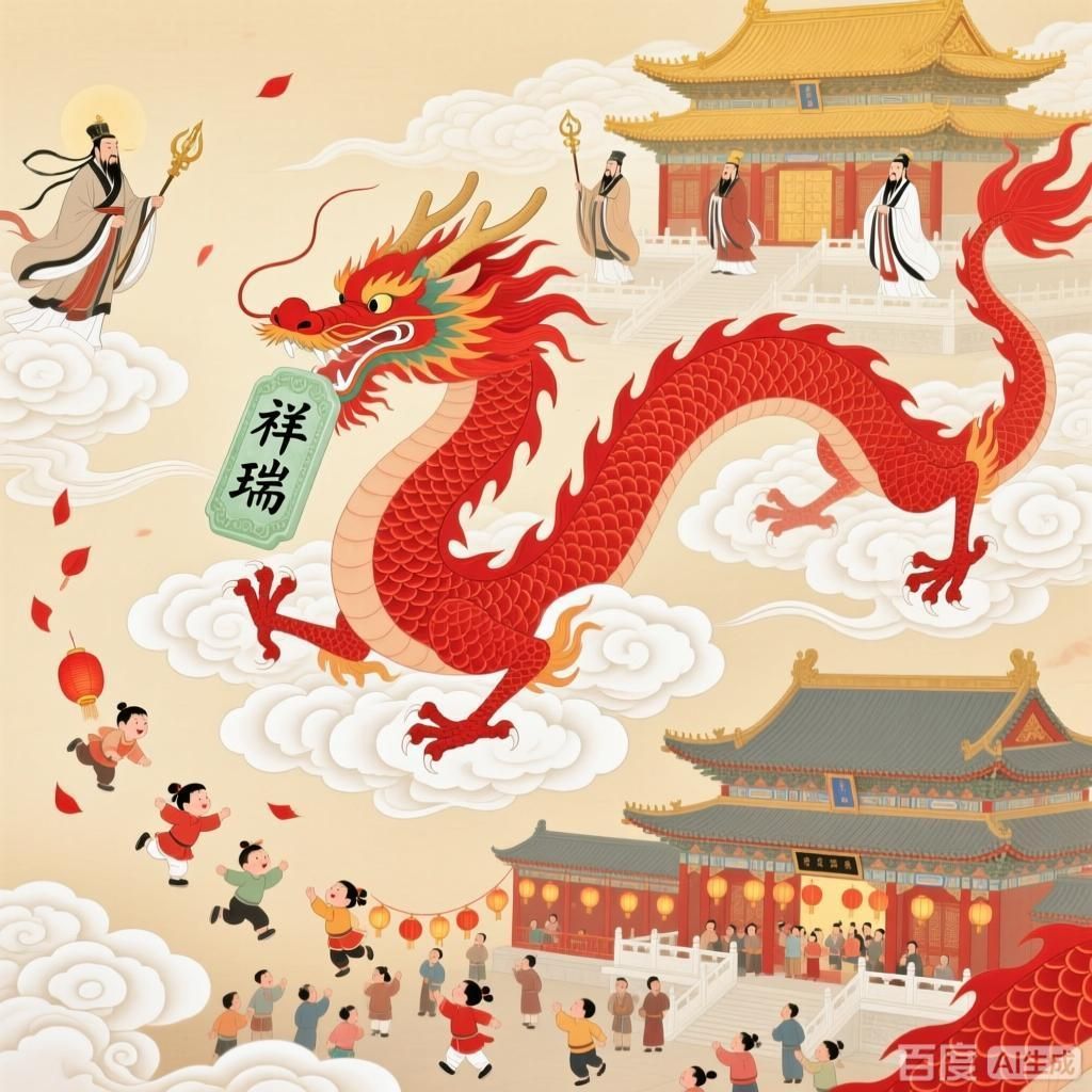 詳解紅龍在中國神話中的職責，紅龍在中國神話中有哪些具體事跡