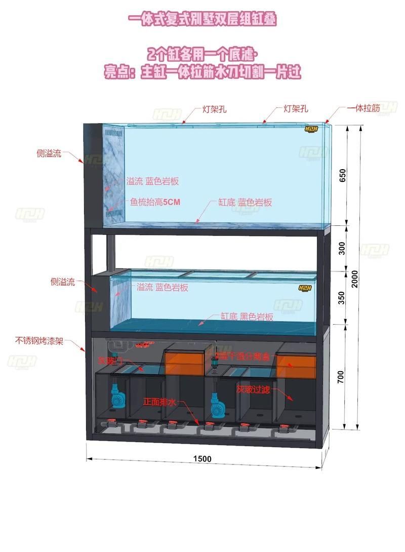 有哪些魚缸設計適合養100種魚？，養100種魚的魚缸設計 有哪些魚缸設計適合養100種魚？，養100種魚的魚缸設計 龍魚百科 第6張