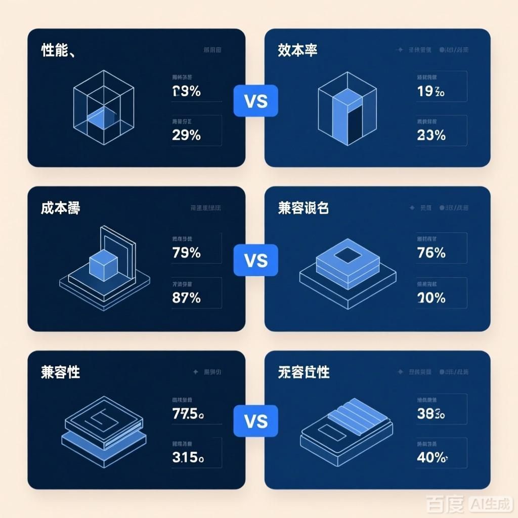 請提供一張更詳細的對比圖，-*，我們將探討兩個主題之間的對比