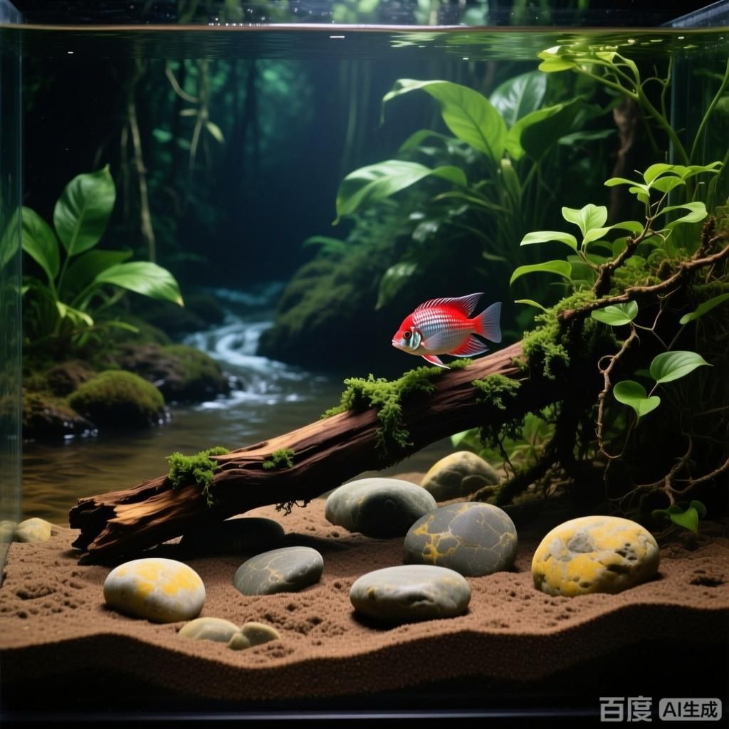 有哪些適合紅勾丁銀板魚的造景素材？，紅勾丁銀板魚水族造景