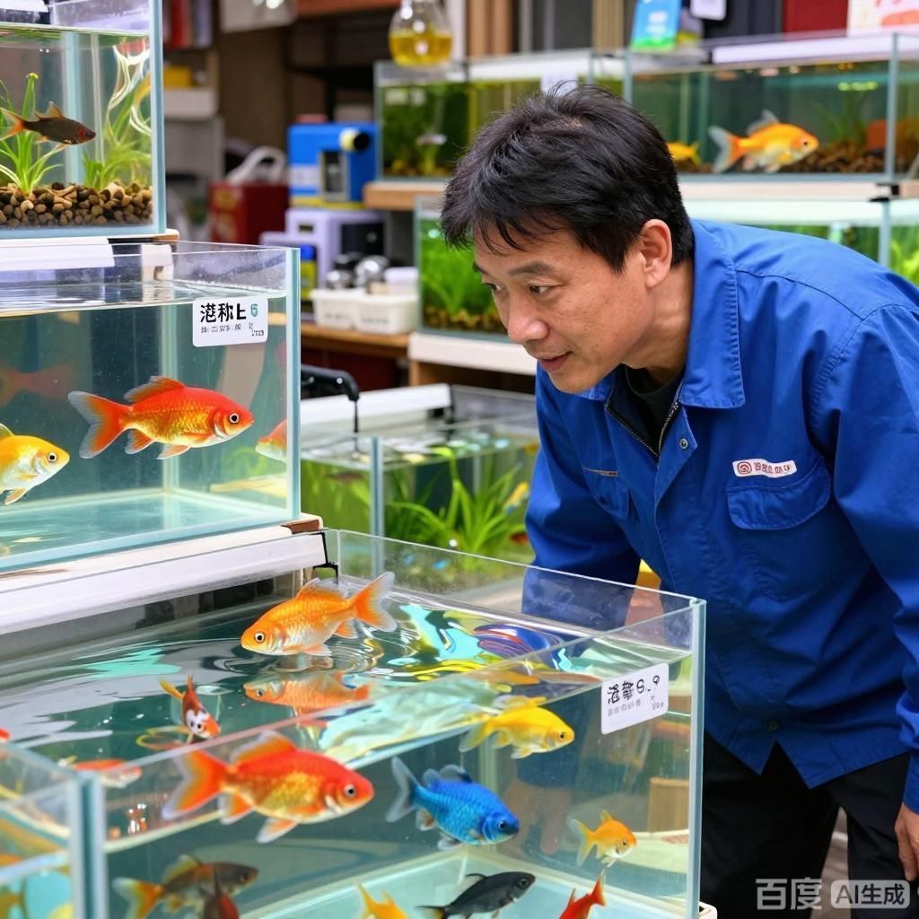 如何挑選健康的觀賞魚，如何挑選健康的觀賞魚，四張圖均圍繞健康觀賞魚