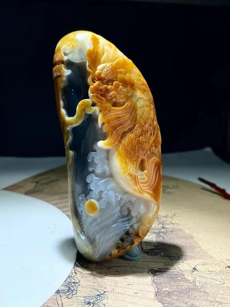 推薦幾款經典的龍魚玉雕作品，中國傳統玉器藝術中的龍魚玉雕作品推薦，兼具藝術價值與文化內涵