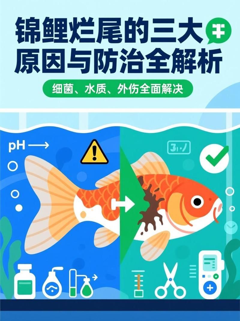 如何預防錦鯉魚爛尾復發，錦鯉爛尾怎么辦