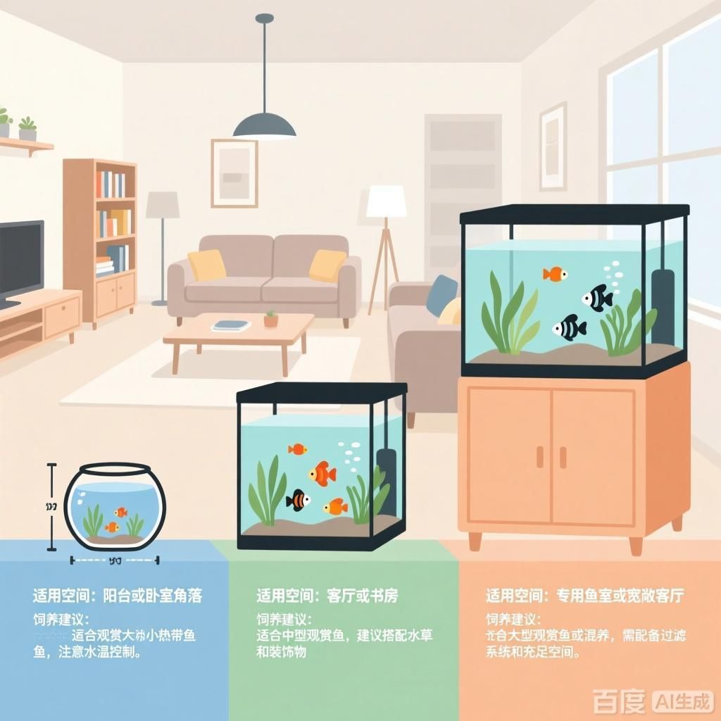 給我一份詳細(xì)的魚缸尺寸指南，如何根據(jù)魚缸尺寸選擇合適的魚類