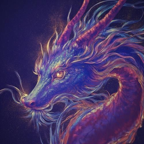 再給我?guī)讖堄兴囆g感的龍圖片，藝術龍圖片展現(xiàn)龍的不同形態(tài)與象征意義