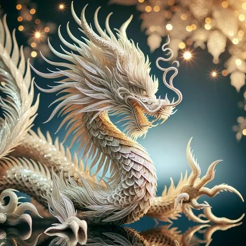再給我?guī)讖堄兴囆g感的龍圖片，藝術龍圖片展現(xiàn)龍的不同形態(tài)與象征意義