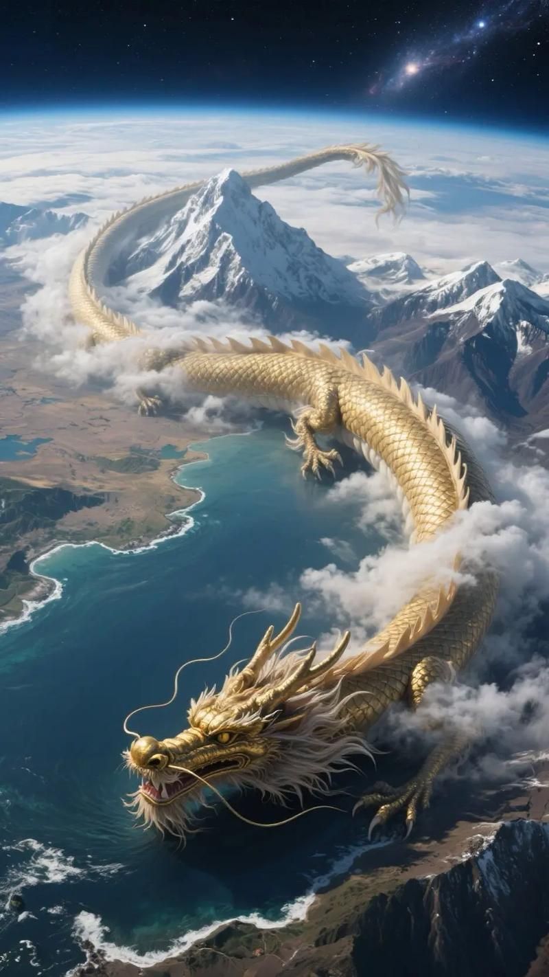 給我推薦一些高清的龍圖片，精選一些高清龍圖片