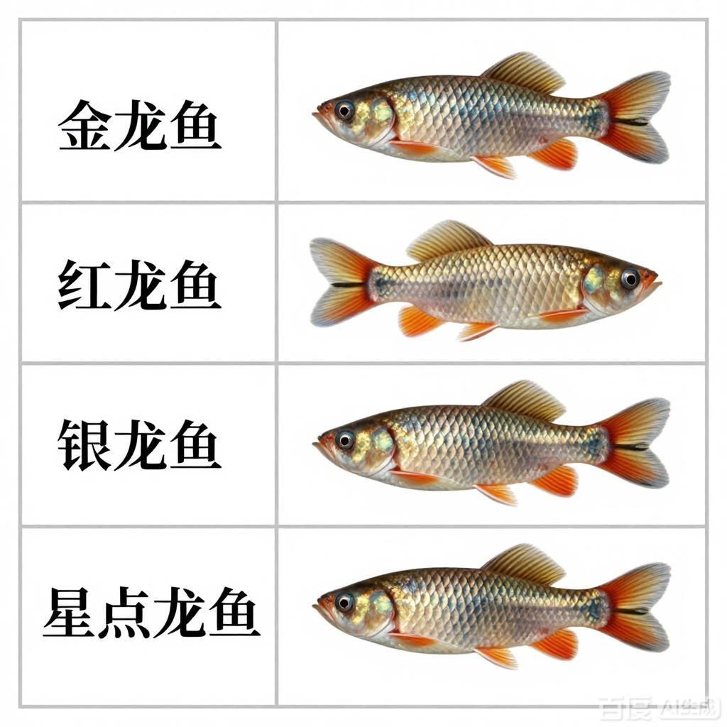 給我一份龍魚品種對照清單