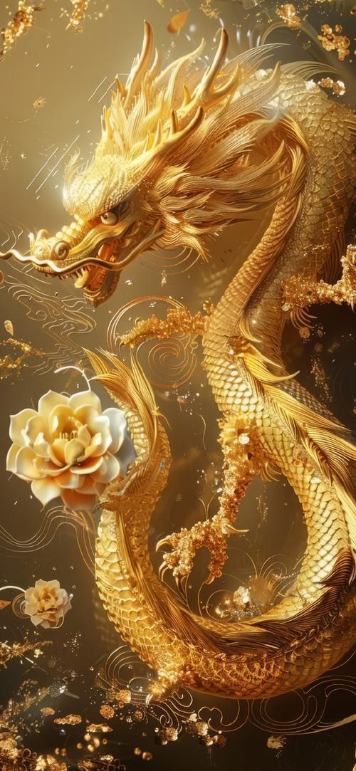 有沒有更多風(fēng)格的金龍圖片，中國(guó)傳統(tǒng)文化中的重要象征之一金龍的藝術(shù)價(jià)值和文化意義