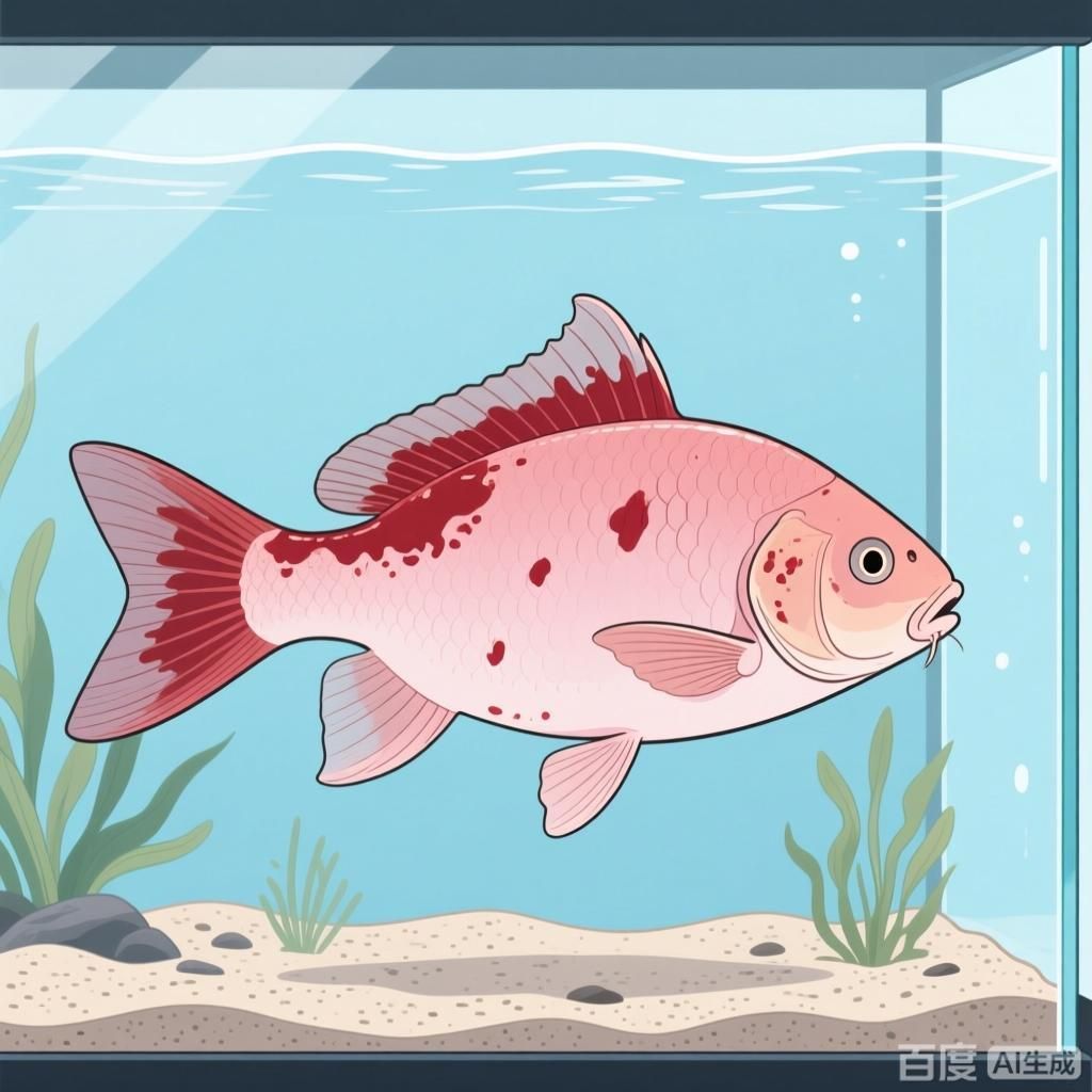 詳細描述一下魚充血的病程發展，魚充血初期有哪些癥狀,能否提供魚充血的病程發展圖片