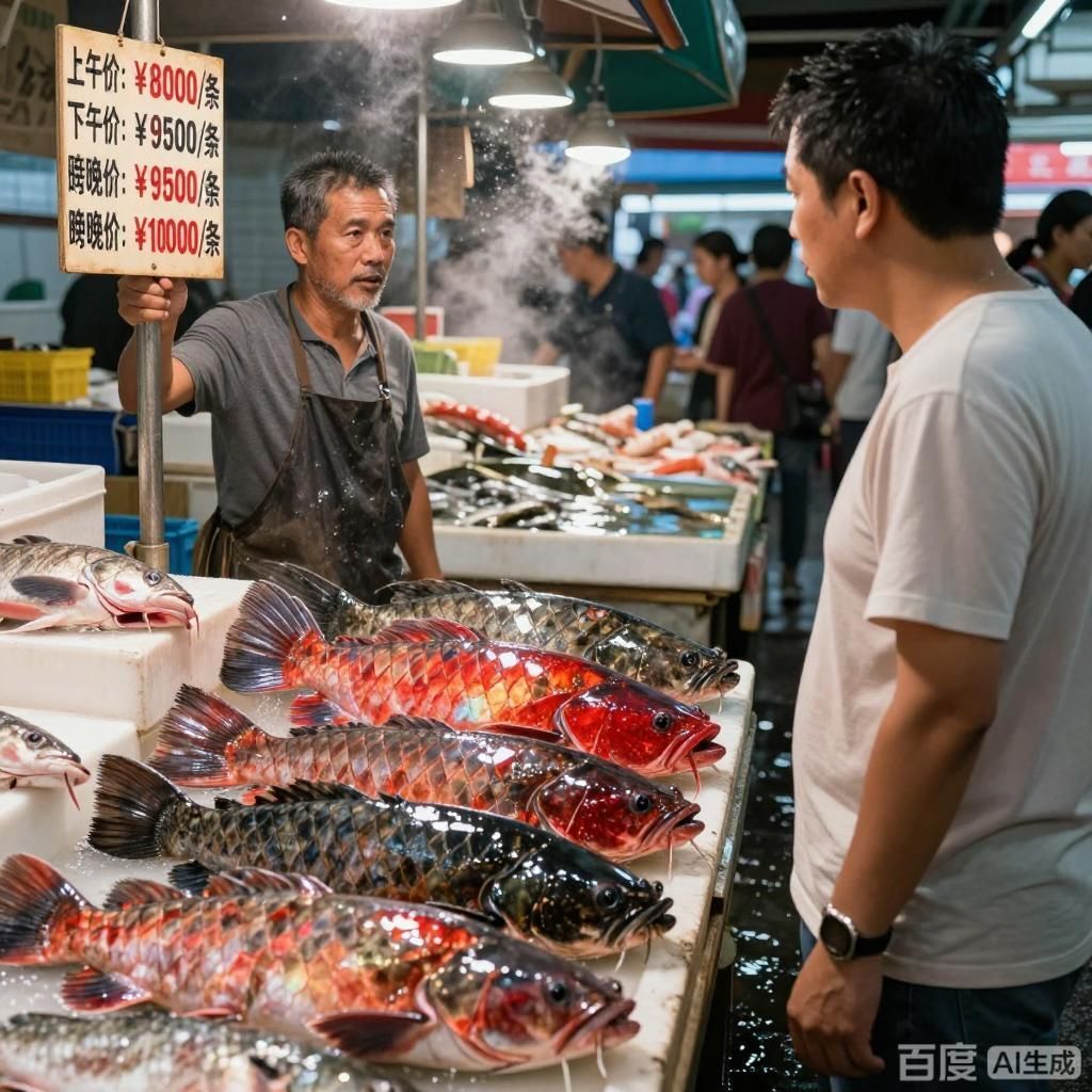 龍魚的價格波動大嗎，龍魚價格波動大嗎四張圖圍繞龍魚價格波動主題圖片