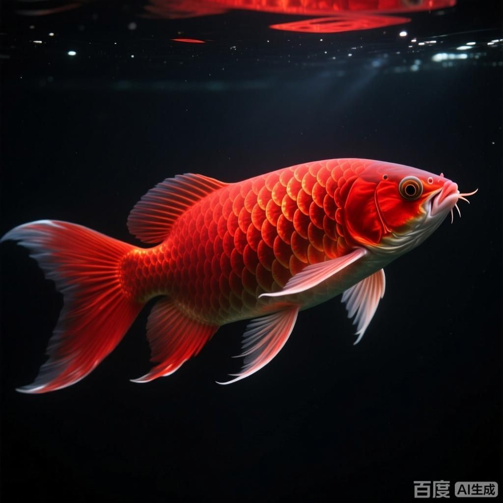 如何拍攝暗調(diào)背景下的紅龍魚，暗調(diào)背景下拍攝紅龍魚