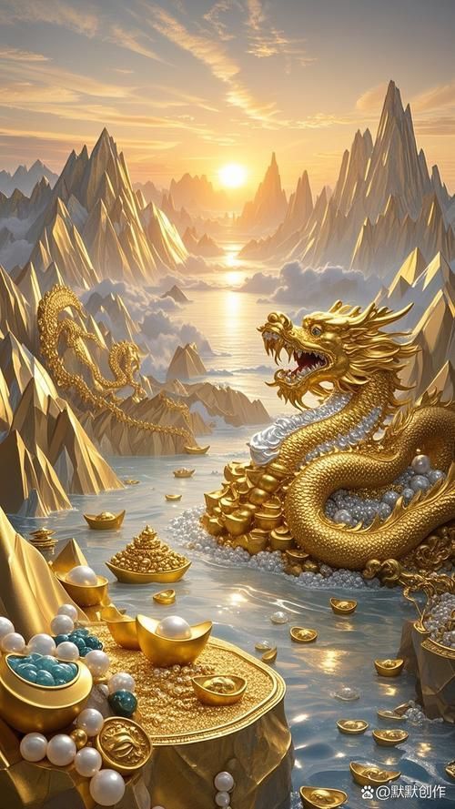 有沒有高清的招財金龍壁紙，高清招財金龍壁紙