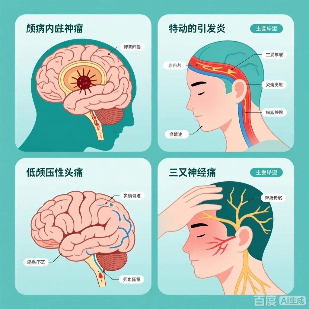 能否提供更多關于頭痛的罕見病因，頭痛是一種常見的癥狀但有時其病因可能較為罕見，以下是罕見病因
