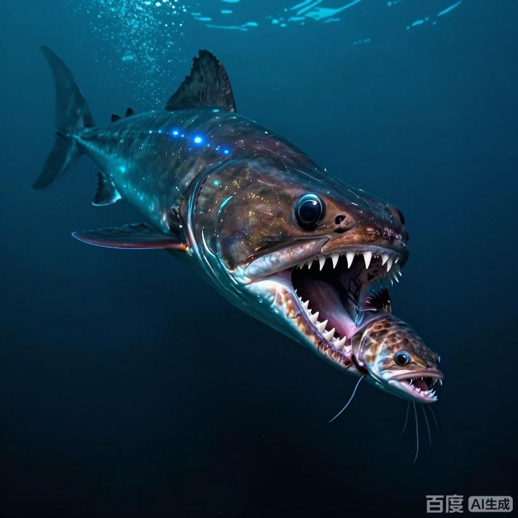 還有哪些深海生物會捕食深海龍魚，除了深海龍魚外，還有其他深海生物也以深海龍魚為食