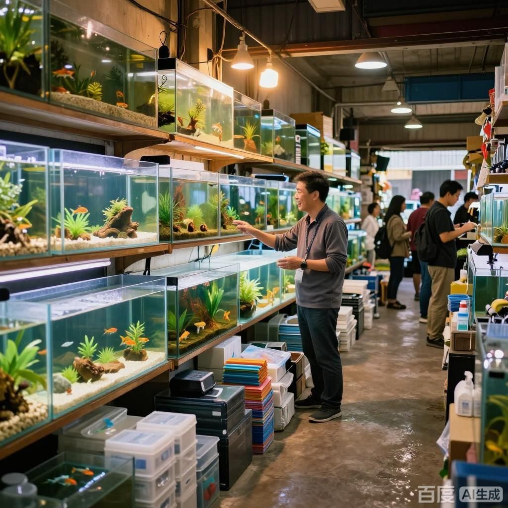 廣州魚缸批發(fā)市場哪個最大？，廣州大型魚缸批發(fā)市場哪個最大？