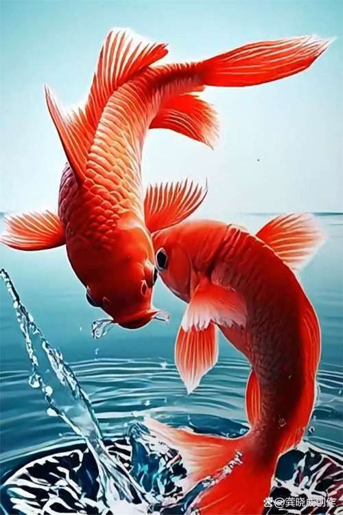給我一些紅色魚類的養殖圖片，關于紅色魚類養殖的一些圖片