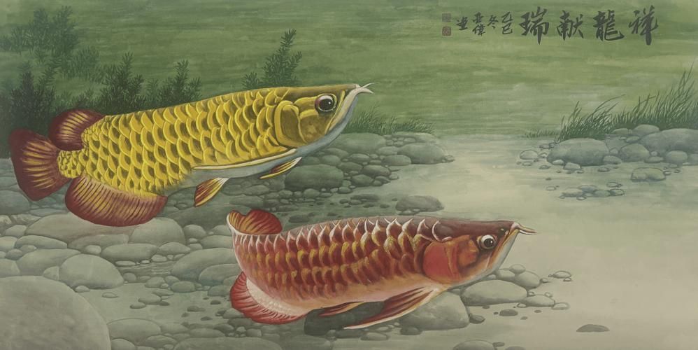 給我推薦一些鰲魚龍魚祥云圖的畫家，鰲魚龍魚祥云圖作品欣賞，鰲魚龍魚祥云圖的主題相契合