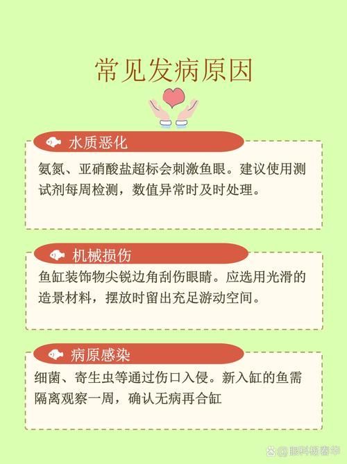 給我一些預防魚蒙眼的圖片，如何預防魚蒙眼
