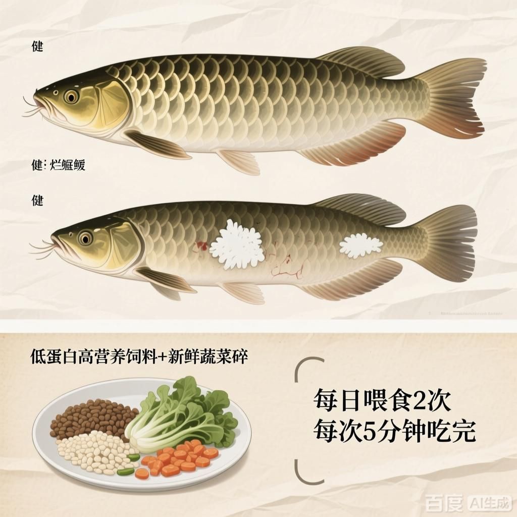龍魚(yú)爛鰓期間如何搭配營(yíng)養(yǎng)餐單，龍魚(yú)爛鰓期如何搭配營(yíng)養(yǎng)餐單