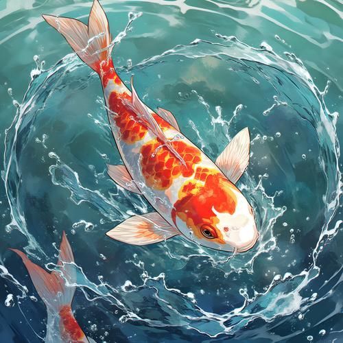能推薦一些簡約風(fēng)格的招財(cái)龍魚頭像嗎？，簡約風(fēng)格的招財(cái)龍魚頭像 能推薦一些簡約風(fēng)格的招財(cái)龍魚頭像嗎？，簡約風(fēng)格的招財(cái)龍魚頭像 龍魚百科 第24張