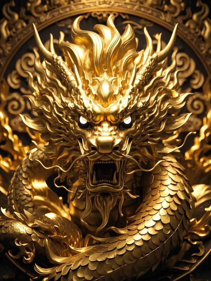能推薦一些高清的金龍圖片嗎，高清金龍圖片推薦