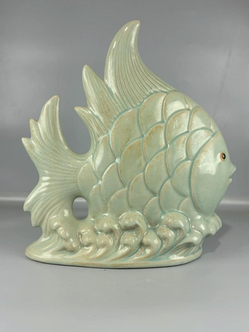 有沒有魚擺件擺放的實例圖片，家居裝修中魚擺件擺放的實例圖片