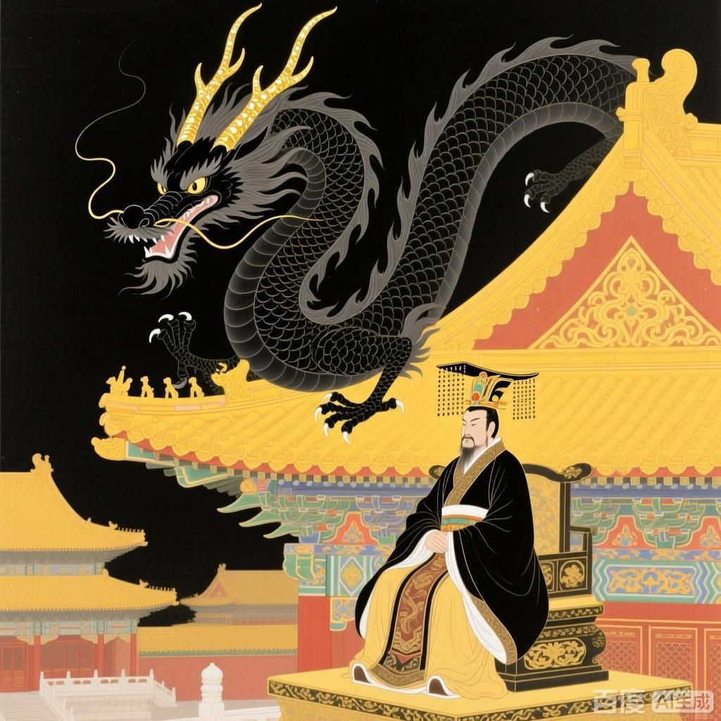 黑龍在文化中的象征意義，黑龍在中國文化中具有豐富的象征意義，四幅圍繞黑龍文化象征解析 黑龍在文化中的象征意義，黑龍在中國文化中具有豐富的象征意義，四幅圍繞黑龍文化象征解析 龍魚百科 第2張