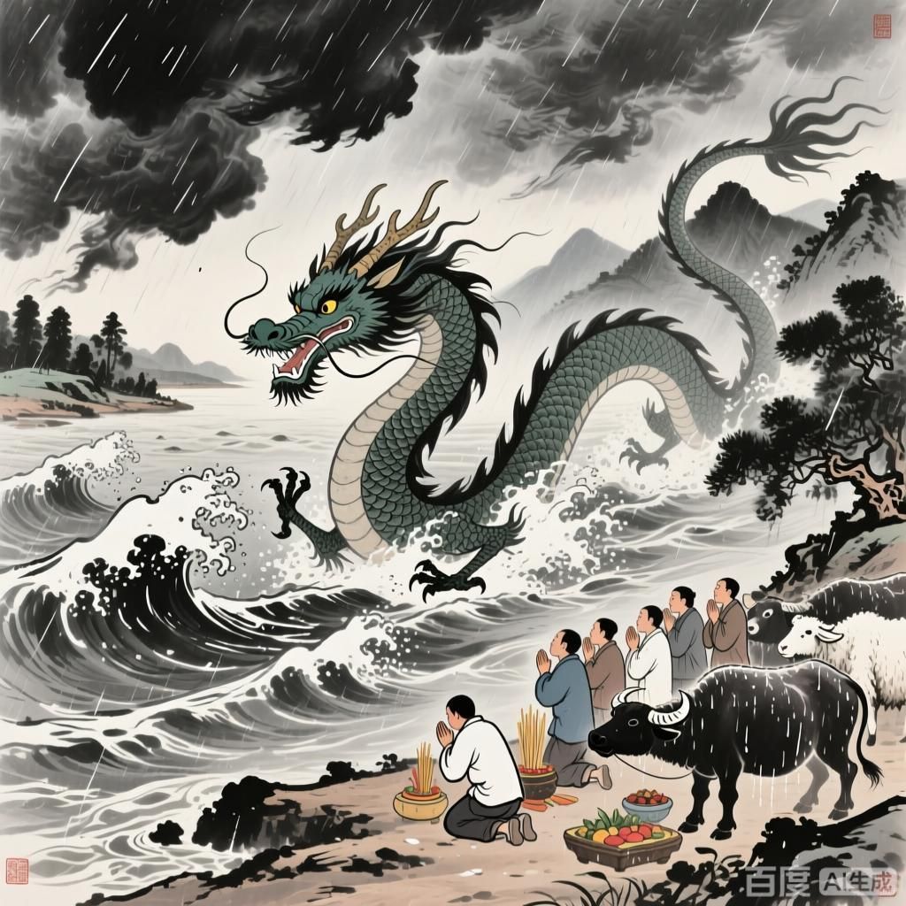 黑龍在文化中的象征意義，黑龍在中國文化中具有豐富的象征意義，四幅圍繞黑龍文化象征解析 黑龍在文化中的象征意義，黑龍在中國文化中具有豐富的象征意義，四幅圍繞黑龍文化象征解析 龍魚百科 第3張