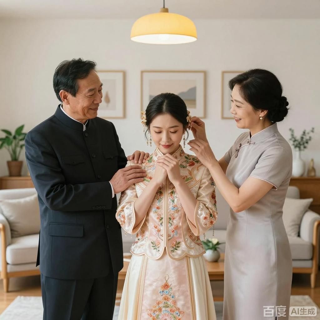 能否增加一些改口時的情感表達，中式婚禮改口場景，捕捉不同氛圍下新人改口時的情感表達