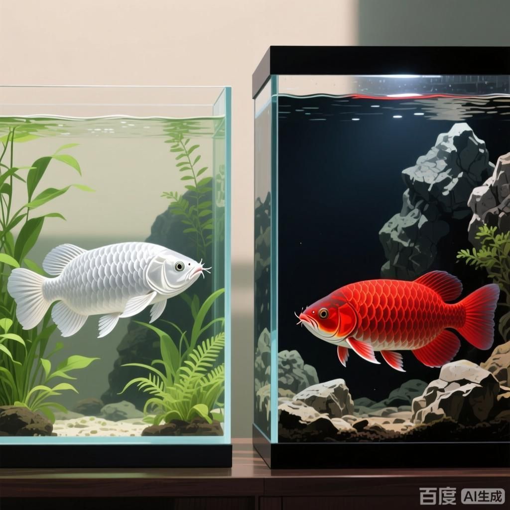 白金龍魚(yú)和血紅龍哪個(gè)更貴，白金龍魚(yú)和血紅龍哪個(gè)更貴四張圖均為觀賞魚(yú)科普向插畫(huà) 白金龍魚(yú)和血紅龍哪個(gè)更貴，白金龍魚(yú)和血紅龍哪個(gè)更貴四張圖均為觀賞魚(yú)科普向插畫(huà) 龍魚(yú)百科 第4張