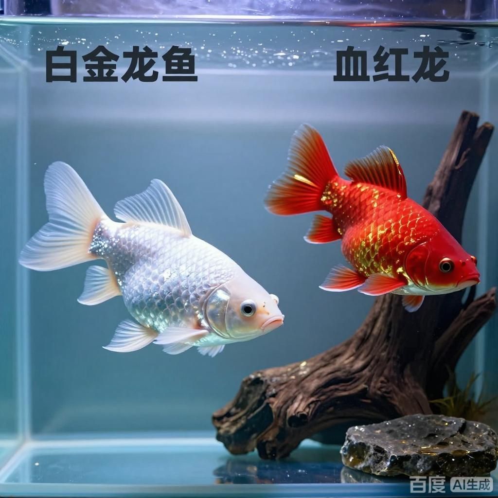 白金龍魚(yú)和血紅龍哪個(gè)更貴，白金龍魚(yú)和血紅龍哪個(gè)更貴四張圖均為觀賞魚(yú)科普向插畫(huà) 白金龍魚(yú)和血紅龍哪個(gè)更貴，白金龍魚(yú)和血紅龍哪個(gè)更貴四張圖均為觀賞魚(yú)科普向插畫(huà) 龍魚(yú)百科 第1張