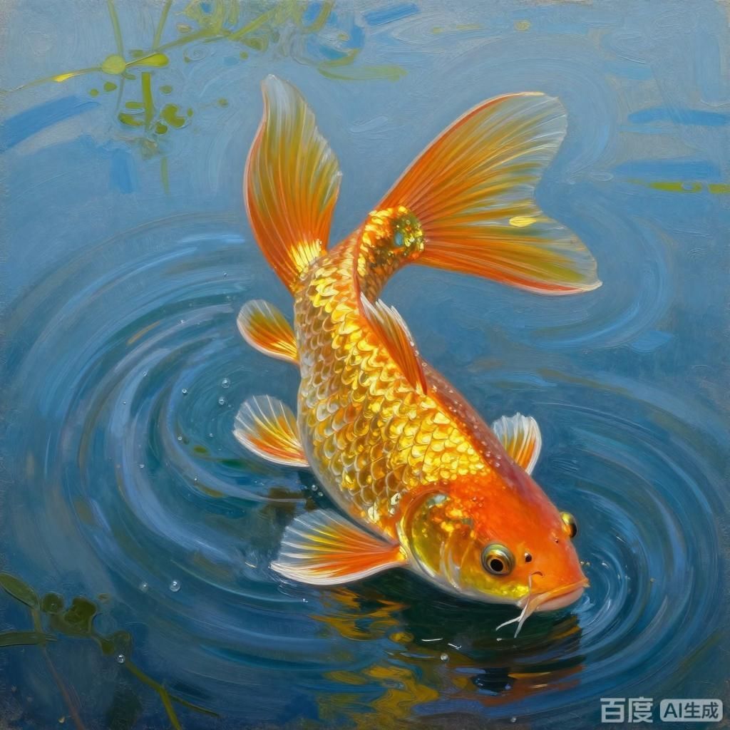 能否提供更多金龍魚油畫的代表作品，金龍魚油畫作品欣賞