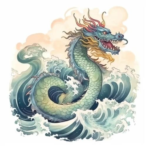 能否提供更多風格的龍圖片，《人物御龍圖》不同風格龍的特征對比表，你快速識別和選用