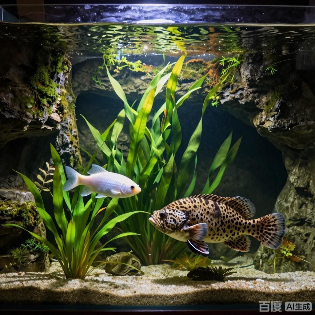 推薦一些與招財貓混養的大型淡水魚，古典藍底過背金龍魚 推薦一些與招財貓混養的大型淡水魚，古典藍底過背金龍魚 龍魚百科 第3張