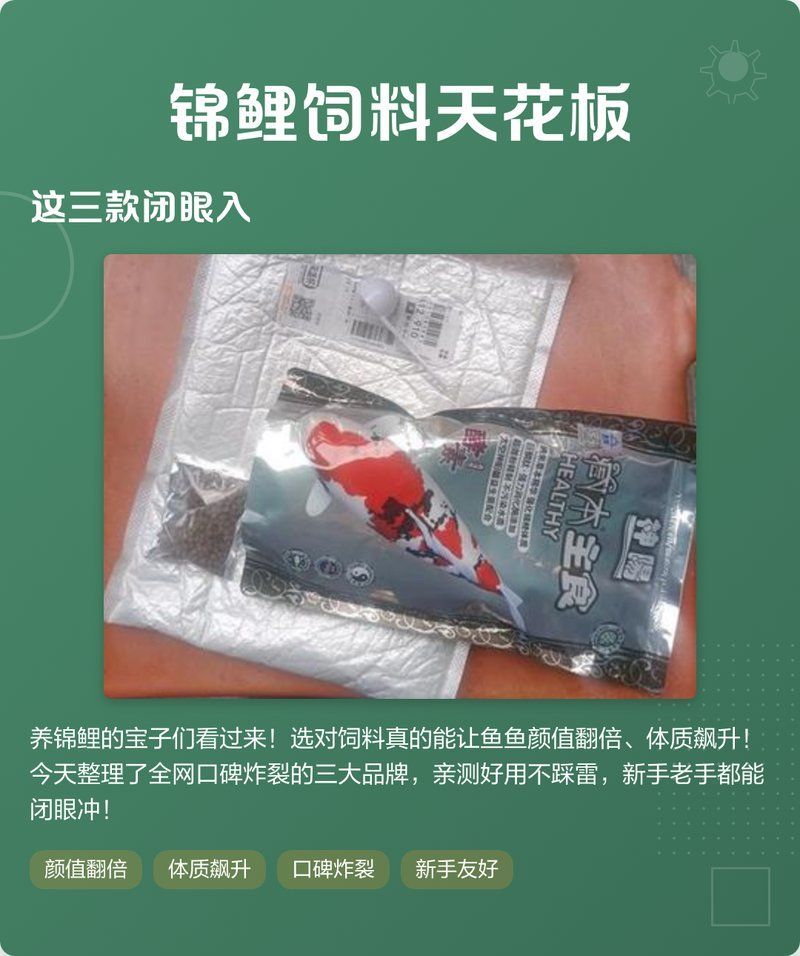 有哪些錦鯉飼料推薦，有哪些錦鯉飼料推薦，錦鯉飼料的選擇 有哪些錦鯉飼料推薦，有哪些錦鯉飼料推薦，錦鯉飼料的選擇 龍魚百科 第1張