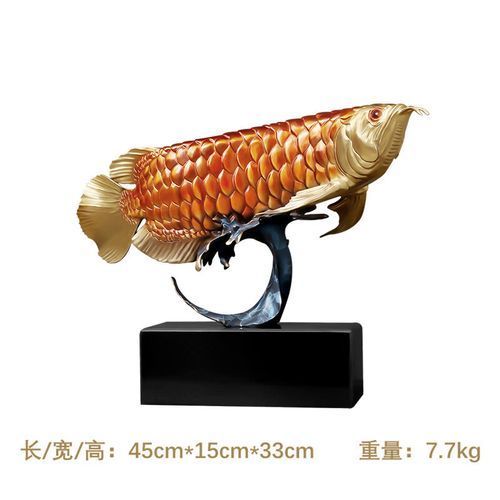 給我推薦幾款朱炳仁銅金龍魚擺件，朱炳仁銅金龍魚擺件 給我推薦幾款朱炳仁銅金龍魚擺件，朱炳仁銅金龍魚擺件 龍魚百科 第2張