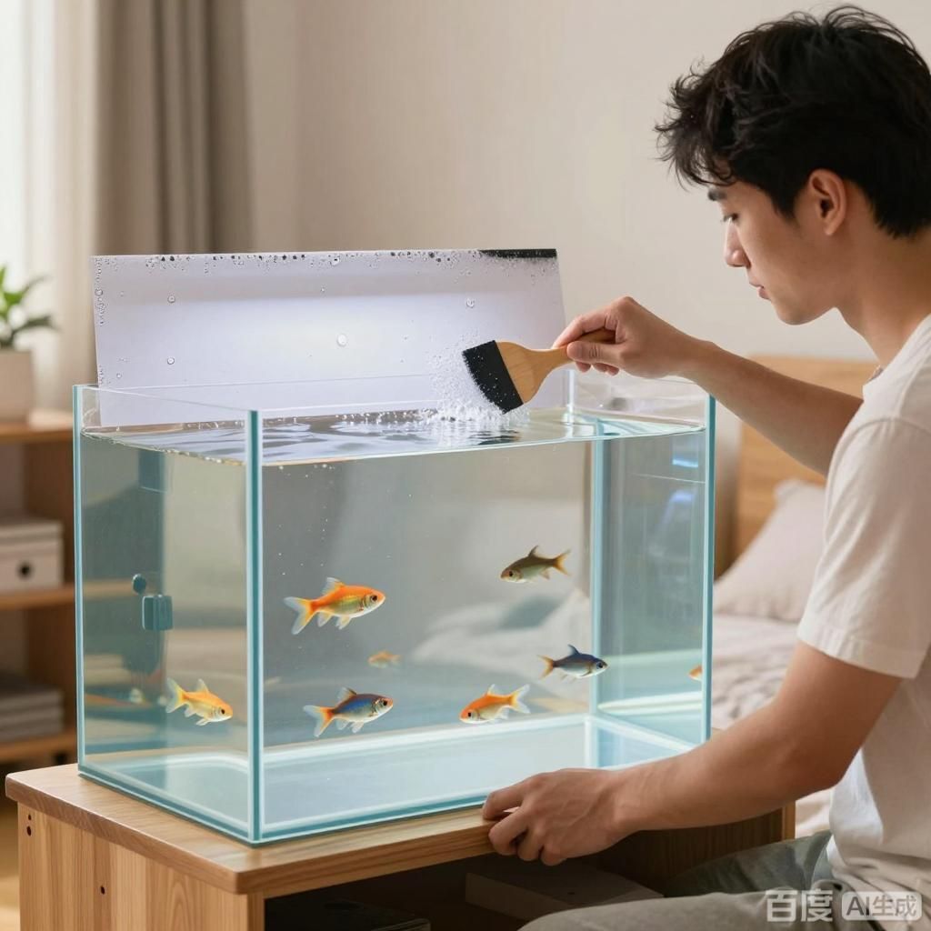 如何安裝魚缸背景圖？，如何安裝魚缸背景圖