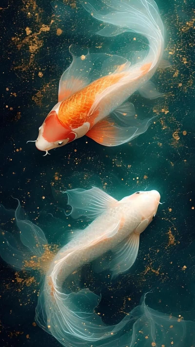 再給我幾張招財魚圖片，招財魚的圖片