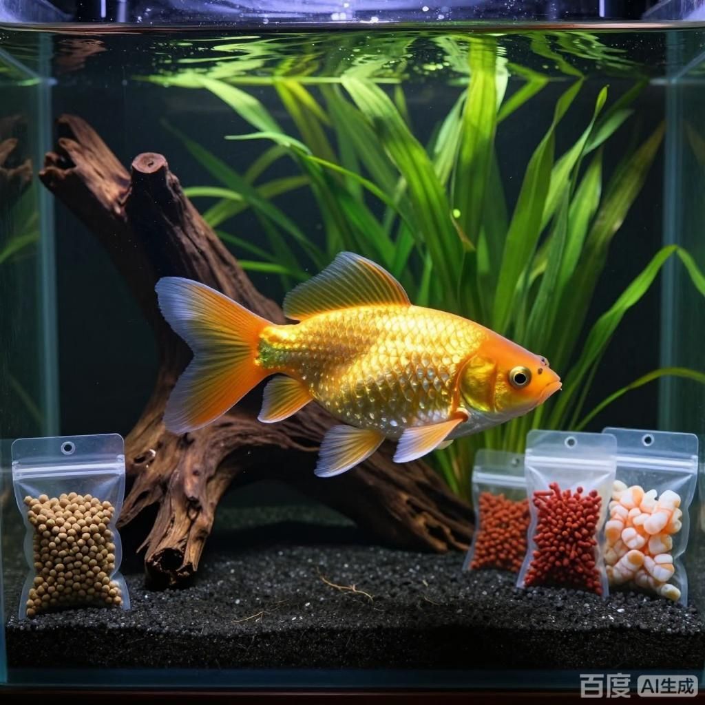 如何為金頭過背金龍魚選擇合適的飼料，金頭過背金龍魚幼魚和成魚飼料有何區別