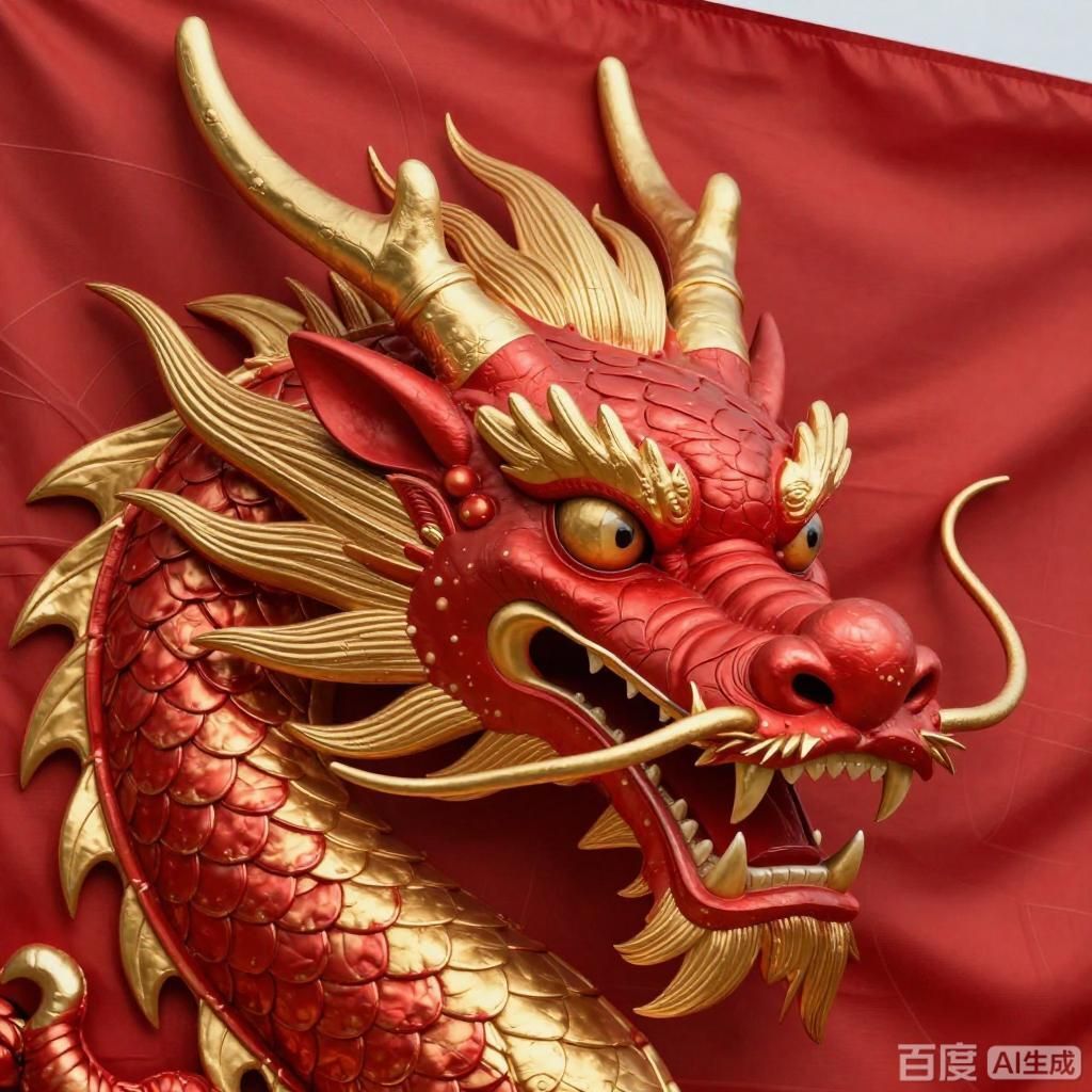 詳細解釋一下紅龍旗的設計元素