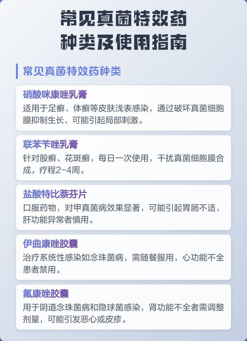 哪些藥物可以有效治療真菌感染，哪些藥物可以有效治療真菌感染,治療真菌感染的藥物種類較多