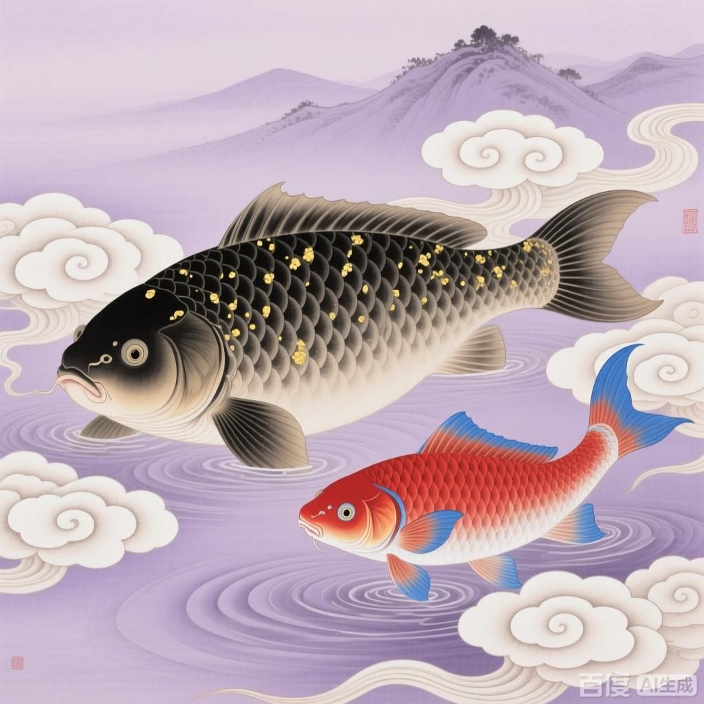 如何繪制鰲魚龍魚祥云圖？，鰲魚龍魚祥云圖是一種傳統(tǒng)的中國水墨畫，其特點是將鰲魚和祥云結(jié)合