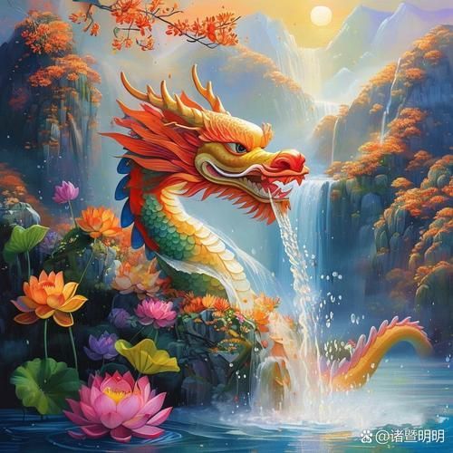 給我一些有龍有水的圖片素材，龍與水的結合是中國文化中常見的象征