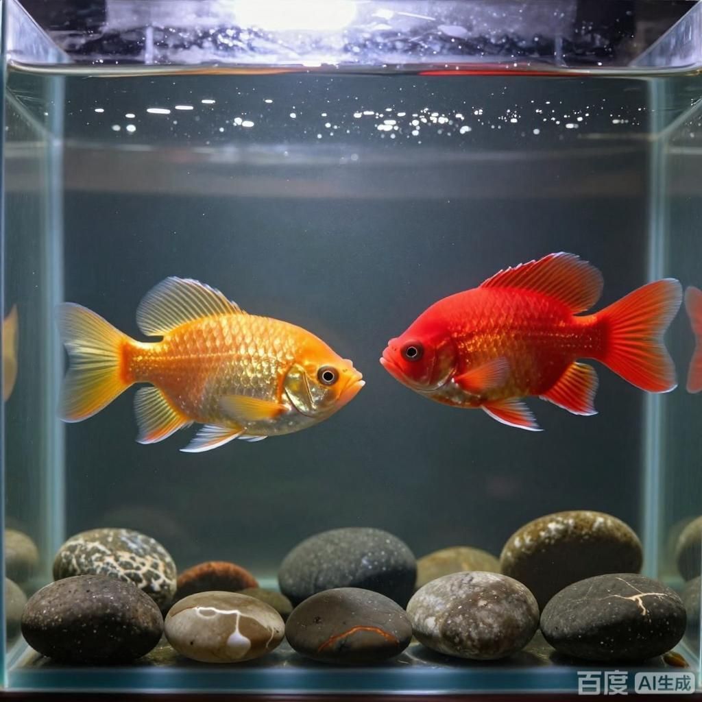 金龍魚和紅龍魚哪個更珍貴，金龍魚和紅龍魚哪個更珍貴，四張插畫分別呈現(xiàn)金龍魚與紅龍魚的不同狀態(tài)