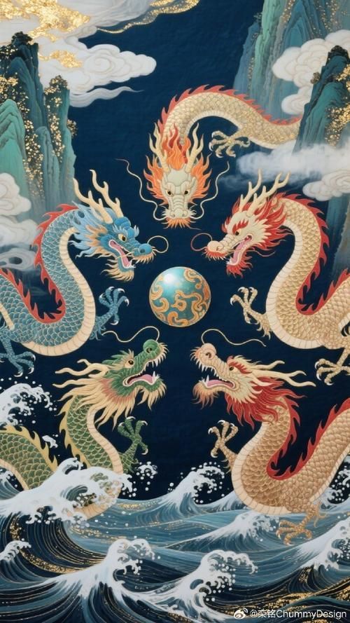 十大吉祥龍圖片有哪些來源，十大吉祥龍圖片有哪些來源，如何繪制十大吉祥龍圖片