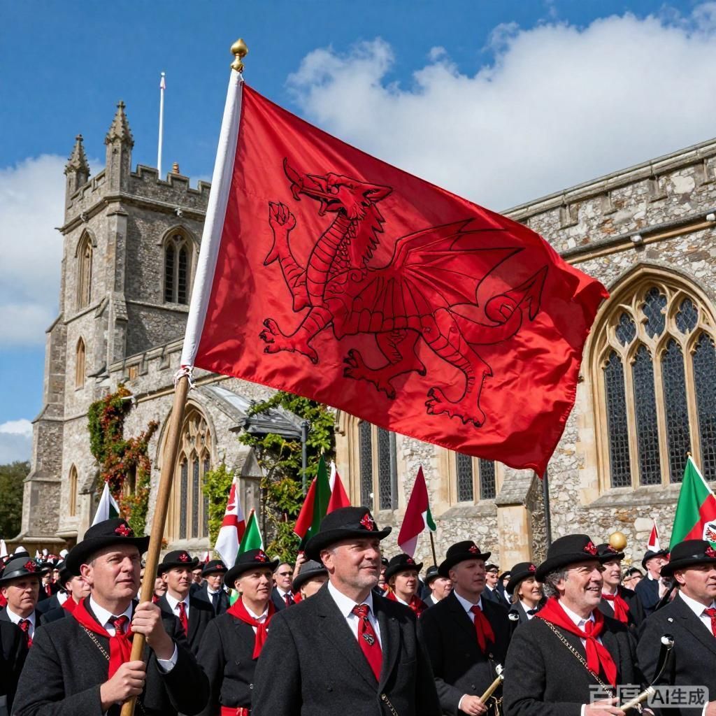 紅龍旗在威爾士文化中的重要性，紅龍旗在威爾士文化中具有深遠的象征意義，不僅是國家的象征