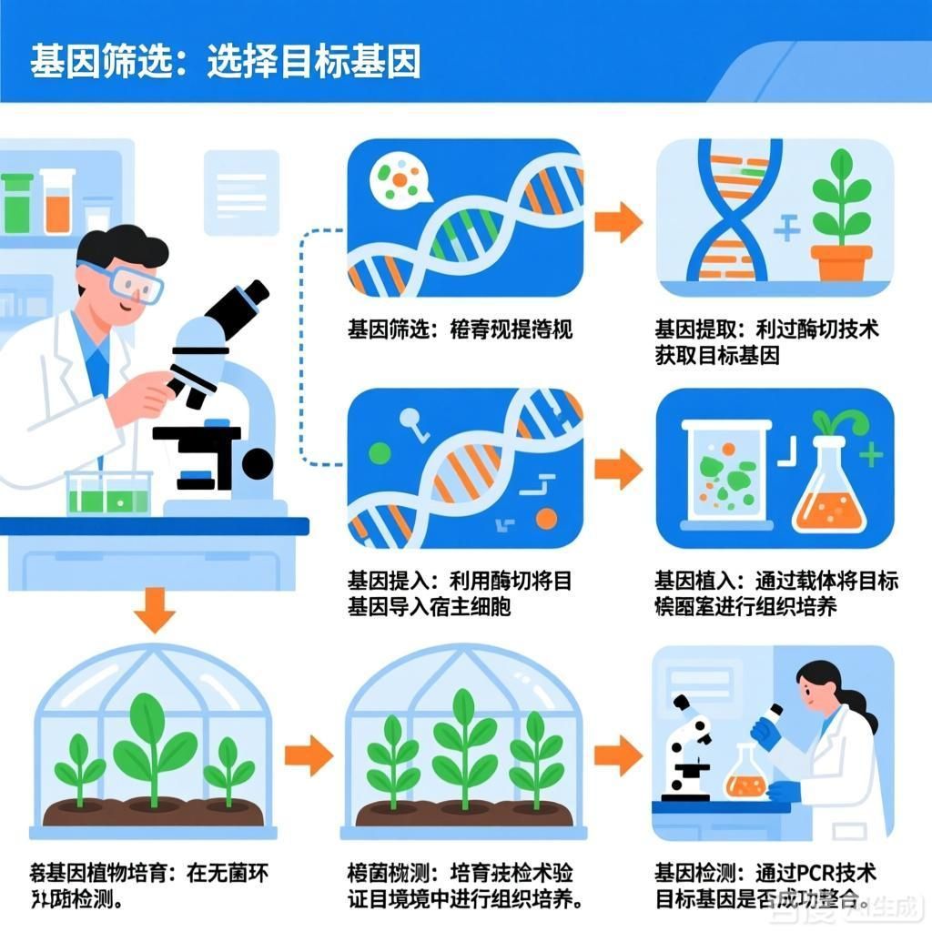 能否給出更多關(guān)于轉(zhuǎn)基因的科普?qǐng)D，關(guān)于轉(zhuǎn)基因技術(shù)的科普
