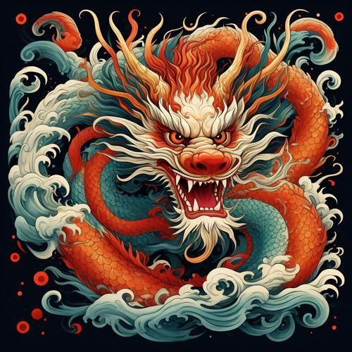 推薦一些紅龍頭像圖片，有沒有適合女生的紅龍頭像圖片